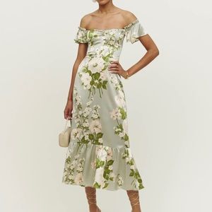Reformation Sianna Silk Dress